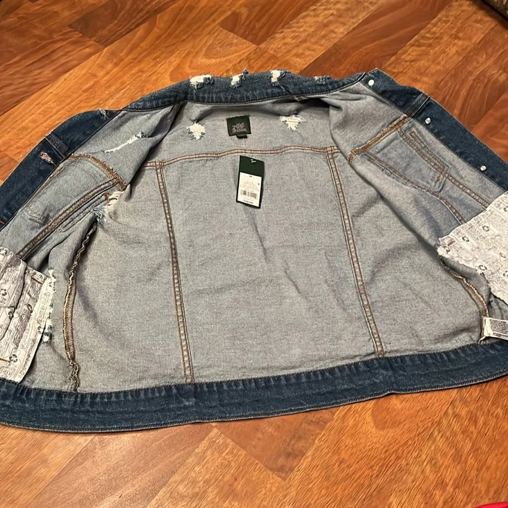 New Wild Fable distressed denim vest - Picture 15 of 16